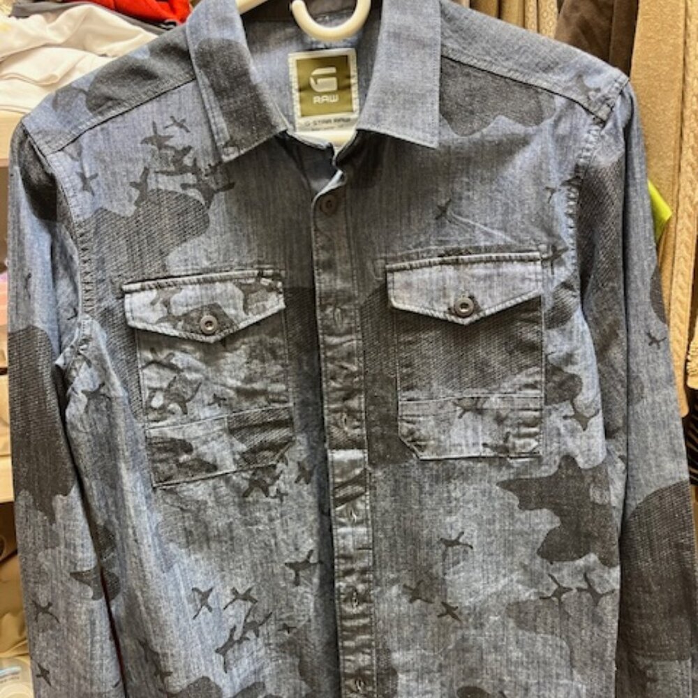 G Star Raw Cargo MILLS Camouflage shirt